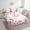 Pink Orange, variant on Erosebridal Initial Letter Bedding 7PCS Twin Size Comforter Sets Bowknot Alphabet A-Z Bed in a Bag,1 Comforter,1 Flat Sheet,1 Fitted Sheet,2 Pillowcases,2 Throw Pillow Covers