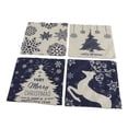 thumbnail image 5 of Uds. Fundas de almohada navideñas 45x45cm ciervo copo de nieve muñeco de nieve cómodas fundas de almohada navideñas de lino suave para el sofá del hogar 03, 5 of 5
