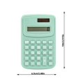 thumbnail image 3 of Basic Handheld Pocket Calculator, 8 Digit LCD Display 4 Function Calculator, Compact Mini Size for Home School Office Scenarios (Pink), 3 of 6