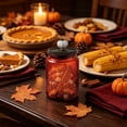 thumbnail image 3 of 23.7 Fl oz Vintage Glass Jar with Lid, Airtight Food Storage Container, Embossed Kitchen Canister with Pumpkin Knob Lid for Sugar, Coffee, Tea, Candy, Cookies, Pasta, Cereal, Decorative Pantry Jar, 3 of 7