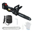 thumbnail image 2 of Chainsaw 12inch Electric Chainsaw 2000W Brushless Chainsaw Handheld Logging Saw With Safety Lock 21V 6000mah Rechargeable Battery For Wood Cutting Trimming Courtyard Garden, 2 of 7