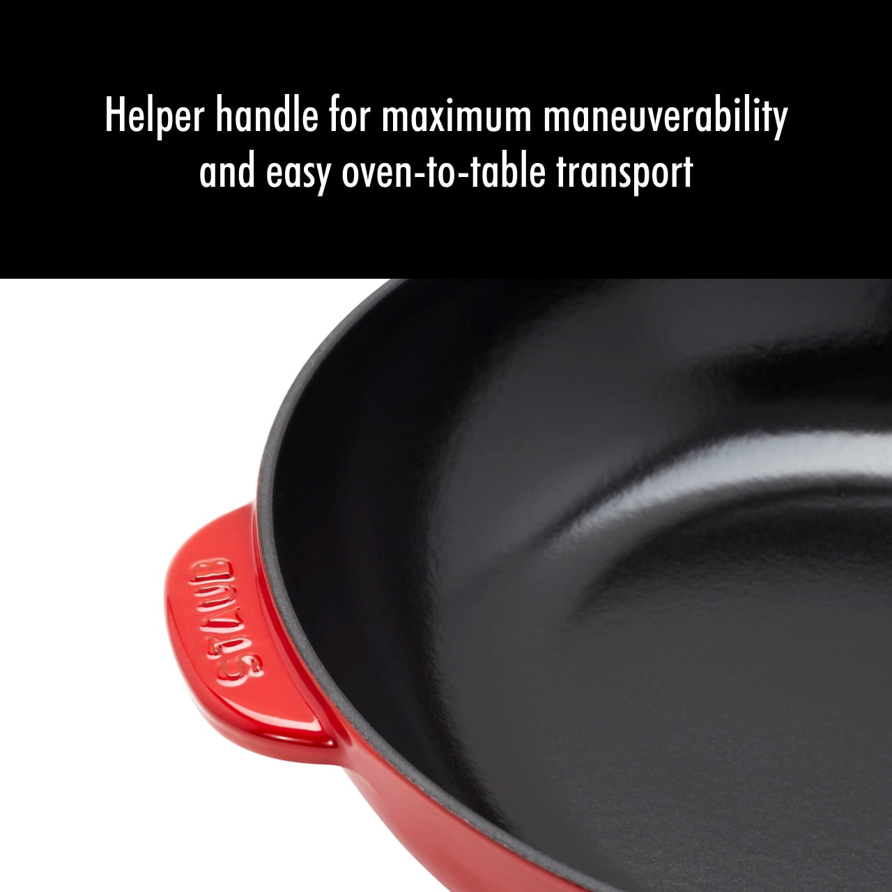 Staub Cast Iron Daily Pan with Lid, 2.9 Quarts, 5 Colors