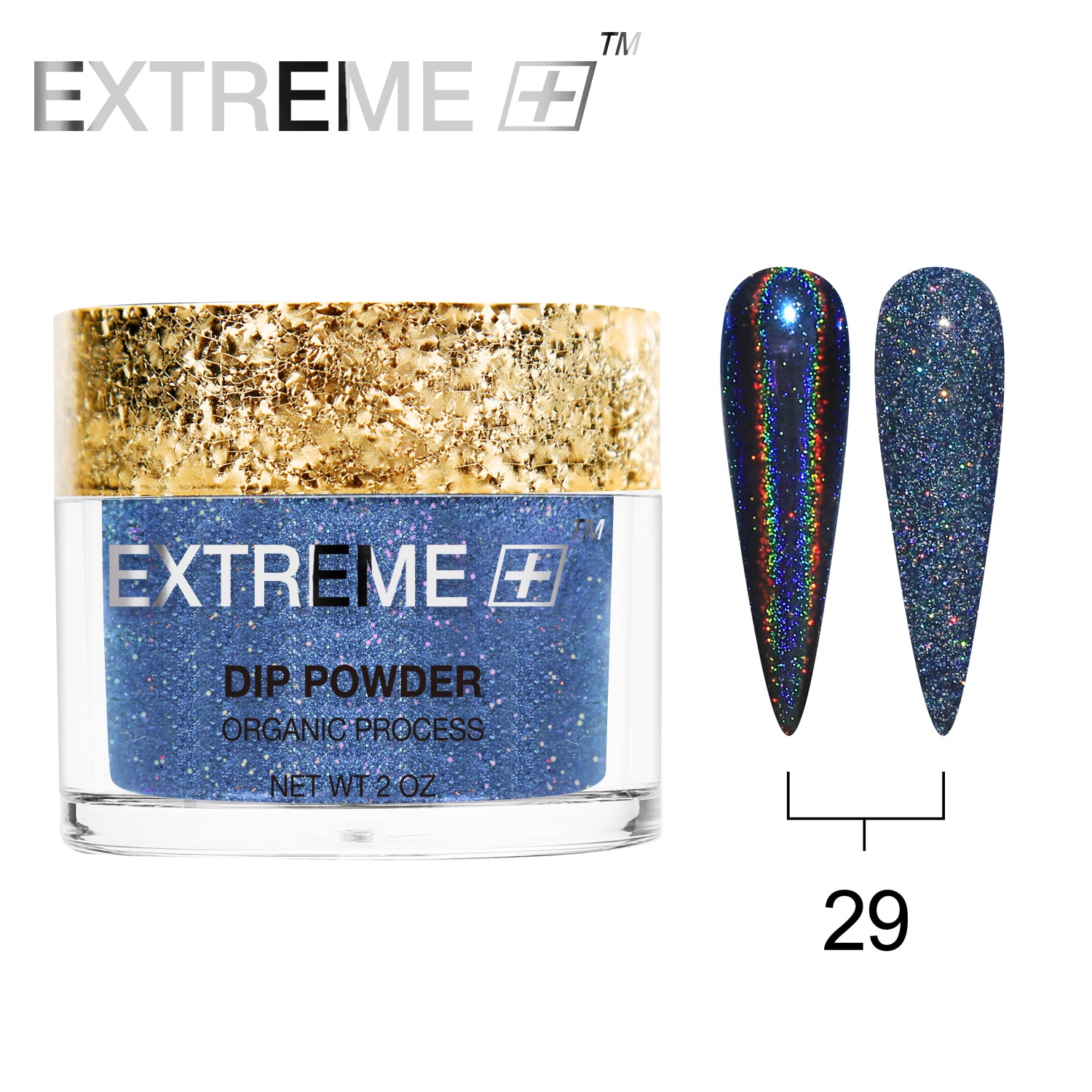 EXTREME+ Holo Chrome Dip Powder 029