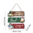 thumbnail image 3 of Letrero de Madera Colgante para Decoración Navideña | Multicolor 33X29Cm | Decoración de Pared para Ambiente Festivo | 1 Letrero Navideño Colgante, 3 of 6
