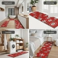 thumbnail image 5 of Red Christmas Snowflake Pattern Kitchen Rugs Sets Of 3,Kitchen Runner Rugs Non Skid Washable,Decorative Kitchen Floor Mats for Kitchen,Sink,Laundry,17"x30"+ 17"x47" + 17"x59", 5 of 6