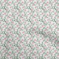 thumbnail image 1 of oneOone Cotton Flex White Fabric Floral Quilting Supplies Print Sewing Fabric By The Yard 40 Inch Wide, 1 of 4