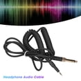 thumbnail image 1 of Spptty Cordon Audio Extensible à Ressort de Remplacement pour Audio-Technica ATH-M50X M40X, 1 of 8