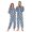 W201, variant on joogoo Blue Baseballs Stars Unisex Adults Onesies Pajamas Jumpsuits L