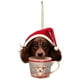 thumbnail image 1 of Christmas Dog Pendant Acrylic Flat Decoration Car Decoration New Cup Pet Dog Christmas, 1 of 1