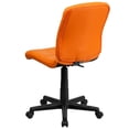 thumbnail image 3 of Pemberly Row Contemporary Mid Back Quilted Office Swivel Chair in Orange, 3 of 6