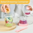 thumbnail image 6 of 4 Pack 27oz Yogurt Parfait Cups with Lids and Spoons, Overnight Oats Containers, Reusable Topping Compartment for Breakfast with Yogurt, Cereal or Oatmeal On-the-Go, 6 of 8