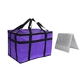 thumbnail image 4 of Bolsa Térmica para Entrega de Alimentos, Bolsa de Supermercado, Soporte Térmico, Calentador de Pizza con Base para Compras, Catering Profesional, violeta, 4 of 8