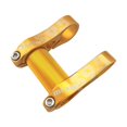 thumbnail image 3 of Vástago de bicicleta plegable de doble vástago CNC de alta resistencia para reparación de bicicletas plegables Oro, 3 of 8