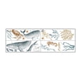 thumbnail image 1 of Pegatina de pared de ballenas bajo el mar, decoración de pared extraíble, calcomanía de y peces oceánicos para dormitorio infantil,, 1 of 7