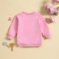 thumbnail image 4 of Utlike Girls Shirt Solid Long Sleeve Fall Winter Warm Hooded Tops Clothes Regular Fit Tee Size 6 Months-12 Months Red, 4 of 6