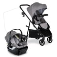 thumbnail image 1 of Britax Willow Brook Baby Travel System, Infant Car Seat and Stroller Combo with Aspen Base, ClickTight Technology, RightSize System and 4 Ways to Stroll, Graphite Glacier, 1 of 5