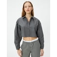 thumbnail image 3 of Long Sleeve Crop Shirt, 3 of 6