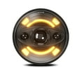 thumbnail image 3 of Tomshoo faros de automóviles, con haz de alto y con dirección con equipos de alto a prueba de agua 7 vigas y 4 modos compatible con 6000k/3000k Ronda Huiop, 3 of 8