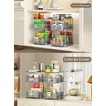 thumbnail image 5 of TAIMASI Pull-Out 3 Tier Bathroom Organizers and Storage, Under Sink Organizer, Kitchen Cabinet Organizer Gray, 2 (Count), 5 of 8