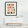 thumbnail image 3 of Magical Things - Illustration Abstract Geometric Minimalist Modern Art Pattern Boho Mid-Century Modern Black Framed Wall Art Print 16 x 20 inches, 3 of 4