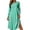 Green, variant on YuXingFu 100% Cotton Dresses Maxi Crew Neck Plus Size Womens Dress Long Sleeve Pleated Long Casual Summer Black S