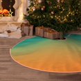 thumbnail image 5 of Fotbe Orange To Teal Gradient1 Pattern Christmas Tree Skirt, Tree Skirts Plush Christmas Decorations, Christmas Tree Skirts Xmas Decorations Holiday Party Decor-48", 5 of 6