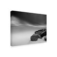 thumbnail image 2 of Geoffrey Ansel Agrons 'Two Ships and the Approaching Winter Storm BW' Canvas Art, 2 of 3