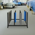thumbnail image 4 of 16 Rolls Capacity Mobile Blueprint Storage Stand Black Assembly File Roll Storage Cart 0.98*17.52-inch Vertical Rod, 4 of 15