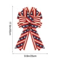 thumbnail image 6 of Fwttom 4Th of July Decorations, Independence Day Bowknot Day Door Hanging Bowknot Decoration Festival Celebration, 6 of 6