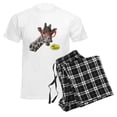 thumbnail image 6 of CafePress - SAY WHAT!?' Giraffe Men's Light Pajamas - Men's Light Loose Fit Cotton Pajama Set, 6 of 7