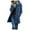 Blue, variant on Splozh Ladies Jackets Fall Women Long Autumn Coat Loose Trench Coat Long Jacket with Pockets Wool Coat Single Black,S