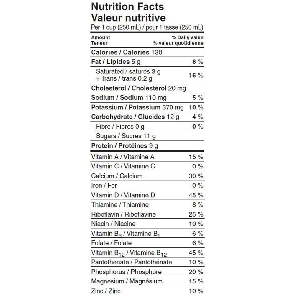 Lait biologique finement filtré 3,8 % Natrel 4 l