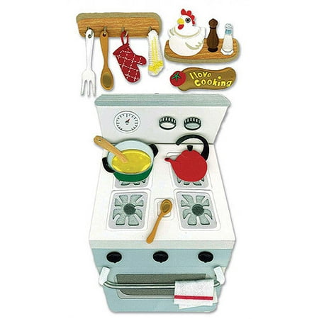 Jolee's Boutique Dimensional Stickers, Cooking