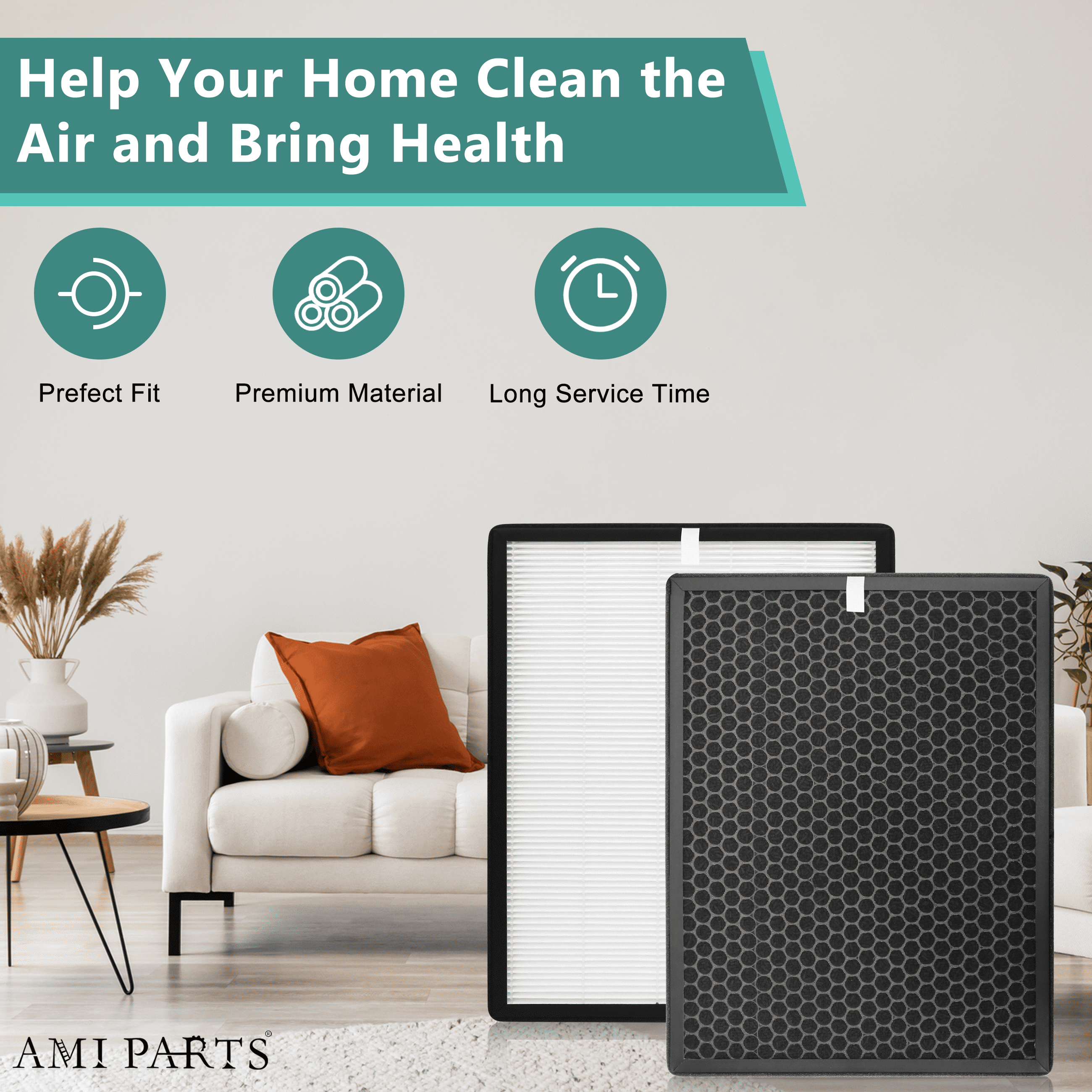 AMI PARTS FY2420/30 HEPA Filter for Philips Air Purifiers AC2889, AC2882, AC2887, AC2880, 2000, 2000i Series