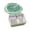 Mint Green, variant on M Buder Portable Bento Lunch Box 304 Stainless Steel Leakproof Divided Food Containers with Spoon and Chopsticks, 8.38 x 5.71 x 2.95 inches / 21.3 x 14.5 x 7.5 cm, Mint Green