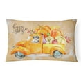 thumbnail image 1 of Carolines Treasures CK2627PW1216 Automne Récolte Schnauzer Toile Tissu Coussin Décoratif, 1 of 3