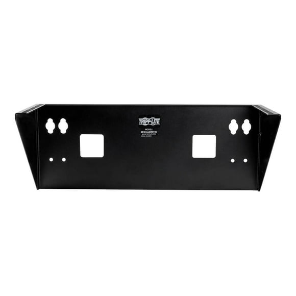 Tripp Lite Wallmount Rack 4U Vertical Rack Bracket 175lb Capacity - Mounting bracket - wall mountable - black - 4U - 19"