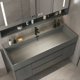 thumbnail image 2 of Light Luxury Nordic Bathroom Cabinet Floor Wall Slate Integrated Washbasin Bathroom Vanity Cabinet with Sink Bathroom Furniture My Lux Decor Round, 2 of 6