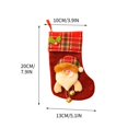 thumbnail image 3 of Kedshhgu Clearance Christmas Stocking Set of 4 Santa Snowman Reindeer Penguin Family Stockings for Kids, Holiday and Fireplace Party Home Decor, 3 of 3