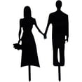 thumbnail image 2 of Unik Occasions Wedding Couple Silhouette Acrylic Cake Topper, 2 of 2