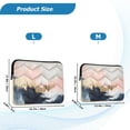 thumbnail image 4 of FORMRS 15"-15.6" Laptop Sleeve Protective Case Soft Carrying Quilted Computer Bag Cover, Abstract Landscape, 4 of 7