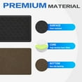 thumbnail image 4 of AWLYLNLL Kitchen Mat Cushioned Anti Fatigue Rug 17.3"x47" Waterproof, Non Slip, Standing and Comfort Desk/Floor Mats for House Sink Office (Black), 4 of 9