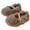 Khaki, variant on Girls Winter Sneakers With Pearl Bow Soft Sole Outdoor Casual Shoes For Toddlers And Kids Warm Lined Non Rubber Sole Footwear For Girls Daily Wear,Sizes 6.5(1-1.5 Years)