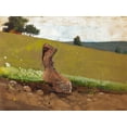 thumbnail image 2 of Homer, Winslow 14x12 White Modern Wood Framed Museum Art Print Titled - The Green Hill, 2 of 4