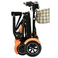 thumbnail image 3 of Bangeran 4 Wheel Lightweight Power Scooter Rides Up to 12 Miles - Matte Orange, 3 of 7