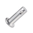 thumbnail image 3 of Single Hole Clevis Pins,6mm x 16mm Flat Head Zinc-Plating Steel  10Pcs, 3 of 5
