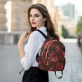 thumbnail image 6 of Red Roses Travel Laptop Backpack Casual Daypack Lightweight Bookbag Compartment for Business, 6 of 7