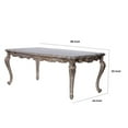 thumbnail image 5 of Imperial Dining Table, Antique Platinum, 5 of 6