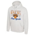 thumbnail image 2 of Unisex Stadium Essentials Oatmeal New York Knicks Sky High Hoodie, 2 of 4