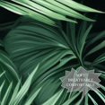thumbnail image 3 of Tropical Jungle Palm Leaves Light and Breathable Chiffon Yarn Silk scarf for Women, Translucent 180*73 Size - Elegant Head Scarf for All Seasons, 3 of 6